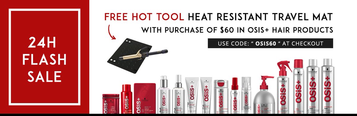 Mane game strong with $60 of Osis+ hair products and a FREE hot tool heat resistant mat! Use code " OSIS60 " at checkout #boxingweek #sale #toronto
SHOP NOW >> blurmakeuproom.com/collections/os…