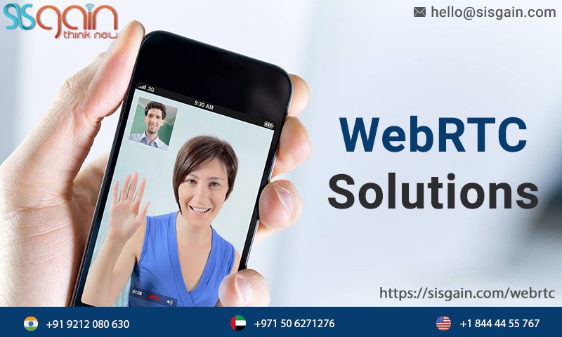 Jessica30050419's tweet image. SISGAIN is best in delivering WebRTC solutions in the Industry in USA which also provides usable webRTC application development. Feel free to call us at +18444455767 or website: bit.ly/2MNJCUA
#webrtcsolutions #webrtcdevelopment #webrtcapplicationservices
