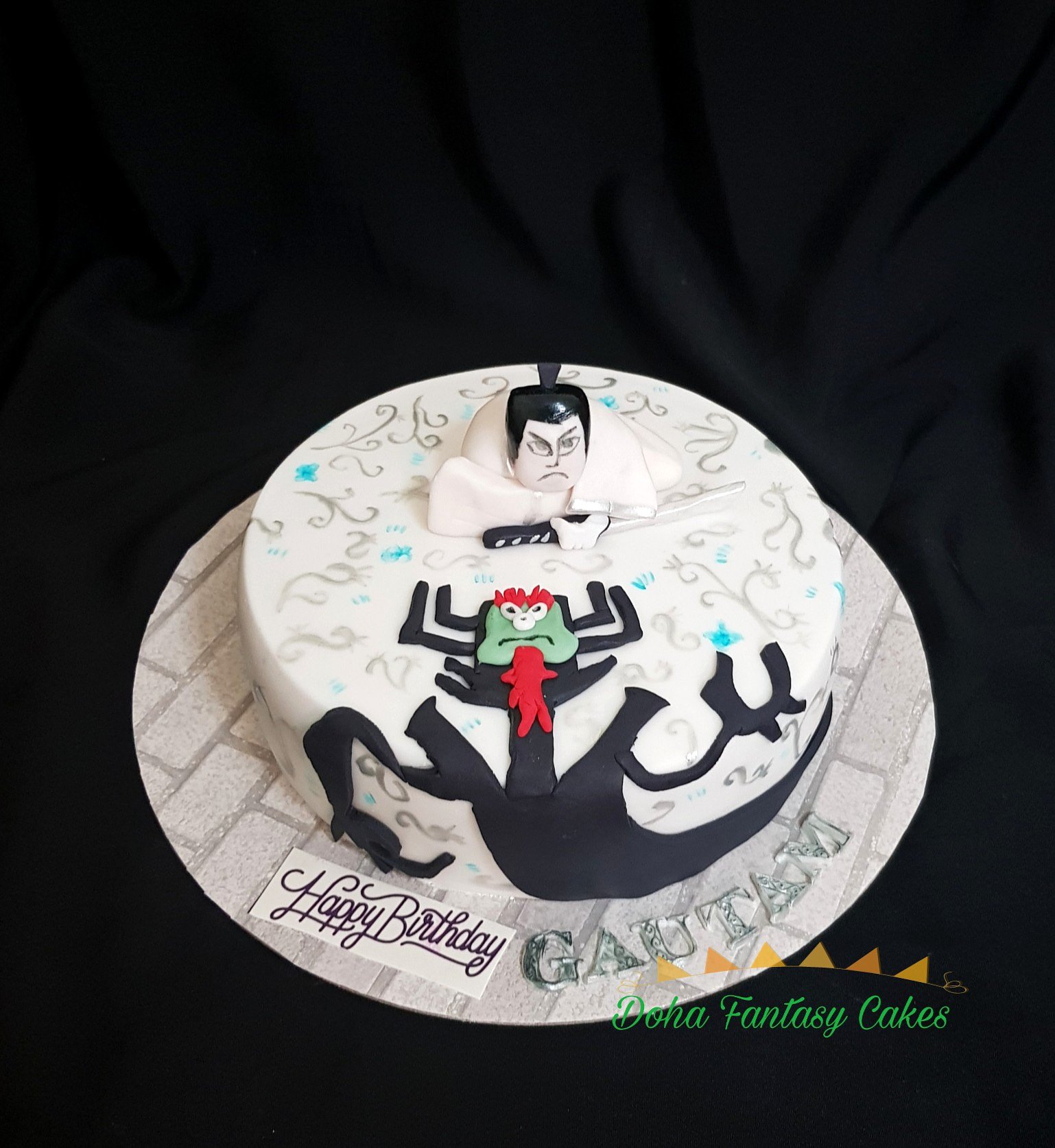 تويتر \ Doha Fantasy Cakes على تويتر: "Samurai Jack Themed Chocolate Cake #samuraicake #samuraijack #samuraijackcake #fondantcakesqatar #fondantcake #fondantcakeqatar #cakesqatar #qatarliving #qatar #qatarlife #qatarfoodies https://t.co/MO6OiFy2z2"