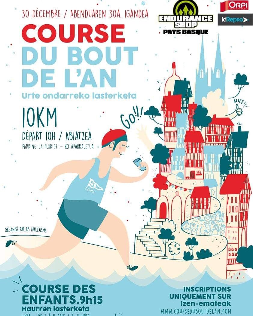 Rdv dimanche 30 décembre course du bout de l an course de solidarité de partage comme on les aime.   ...