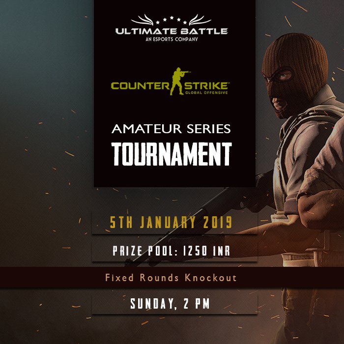 ultimatebatle's tweet photo. Shoot to Kill!
Join in for the #csgo showdown at Ultimate Battle!

Tournament Link: https://t.co/qHOZiATYXL

#esportsindia #tournament #ultimatebatle https://t.co/FZaYn5IFuQ