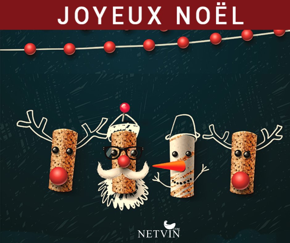 Netvin_VGJ's tweet photo. Un Joyeux Noël de la part de toute l'équipe @Netvin_VGJ 🎄🎅 
#vin #wine #winelover #cave #vinguyjeunemaitre #paris #bordeaux https://t.co/8CmdfN6BQ4