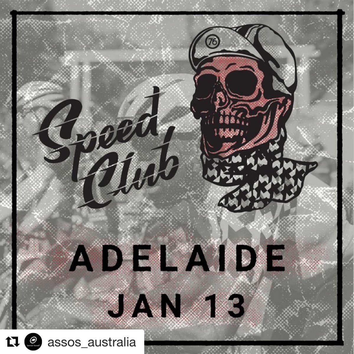 Australia - We are pleased to announce the very first Assos Speedclub ride in Australia will be held in Adelaide. Register your interest to secure your spot for the Jan 13th Speedclub ride ! 

strava.app.link/W3WcKbijLS 

#speedclub 
#assosspeedclub 
#assosofswitzerland 
#tdu