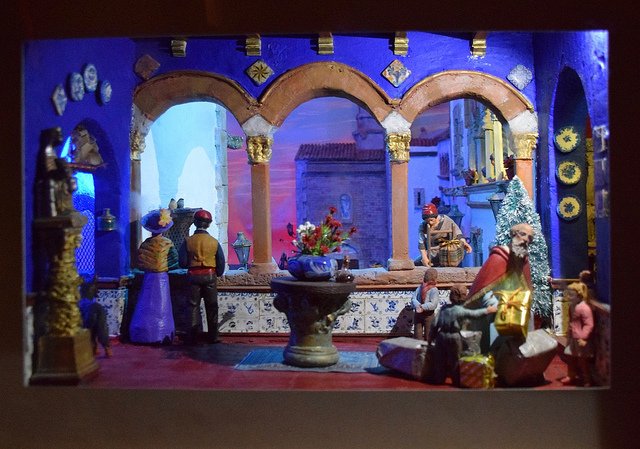 Heu vist aquesta meravella? És una reproducció figurada del pont de Maricel que podeu veure a l'exposició de diorames del Palau del Rei Moro.
#SitgesElTeuNadal
#Sitges