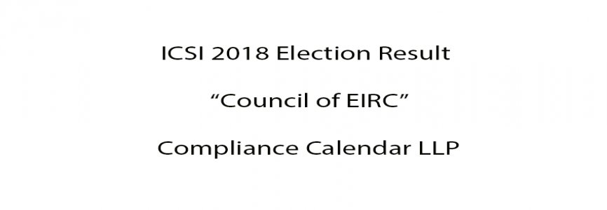 TheCCLIndia's tweet image. #ICSI 2018 Election Result – Council of #EIRC