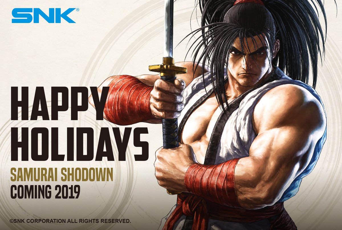 SNKPofficial's tweet photo. SNK will be closed from 2018/12/28 to 2019/1/6 (JST). Have a nice Holiday Season and see you next year! #SNK https://t.co/205kjUqafK