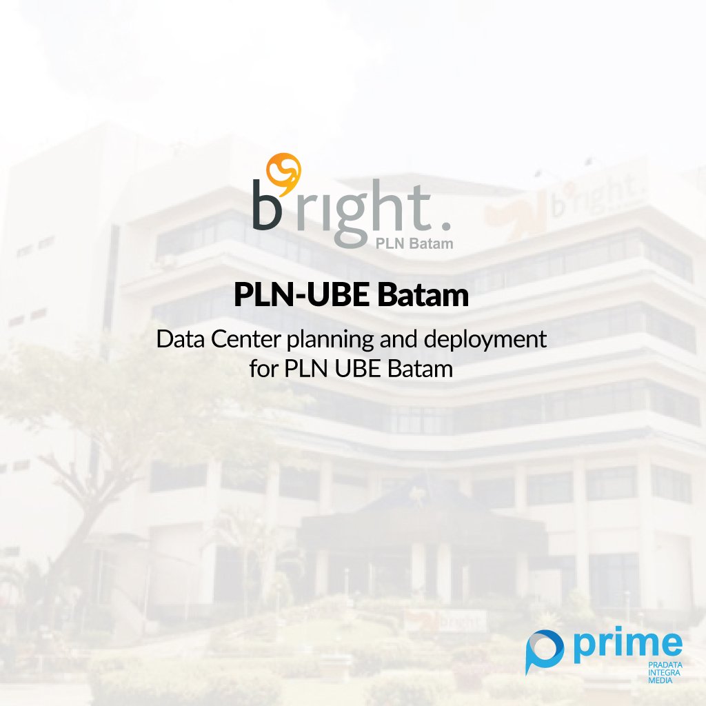prime_dcs's tweet photo. #PRIMEDCS #DataCenterSolution menyediakan #solusi terintegrasi untuk membantu #PLN #Batam mewujudkan sistem manajemen yang lebih baik dengan membangun #datacenter mereka.
Apa kebutuhan Anda? #Konsultasi pada Ahli kami!
#DataCenterServices
#ProjectManagement
#ITSolution https://t.co/o577lLzDEQ