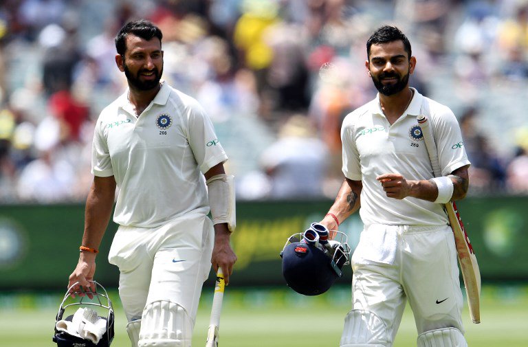 #INDvAUS @imVkohli, the dynamic influencer, and @cheteshwar1, the unhurried aggregator, combined to thwart @CricketAus The home team knew that they had been schooled by two masters, writes @kausheek68 from the @MCG MUST READ: cricketcountry.com/?p=783584