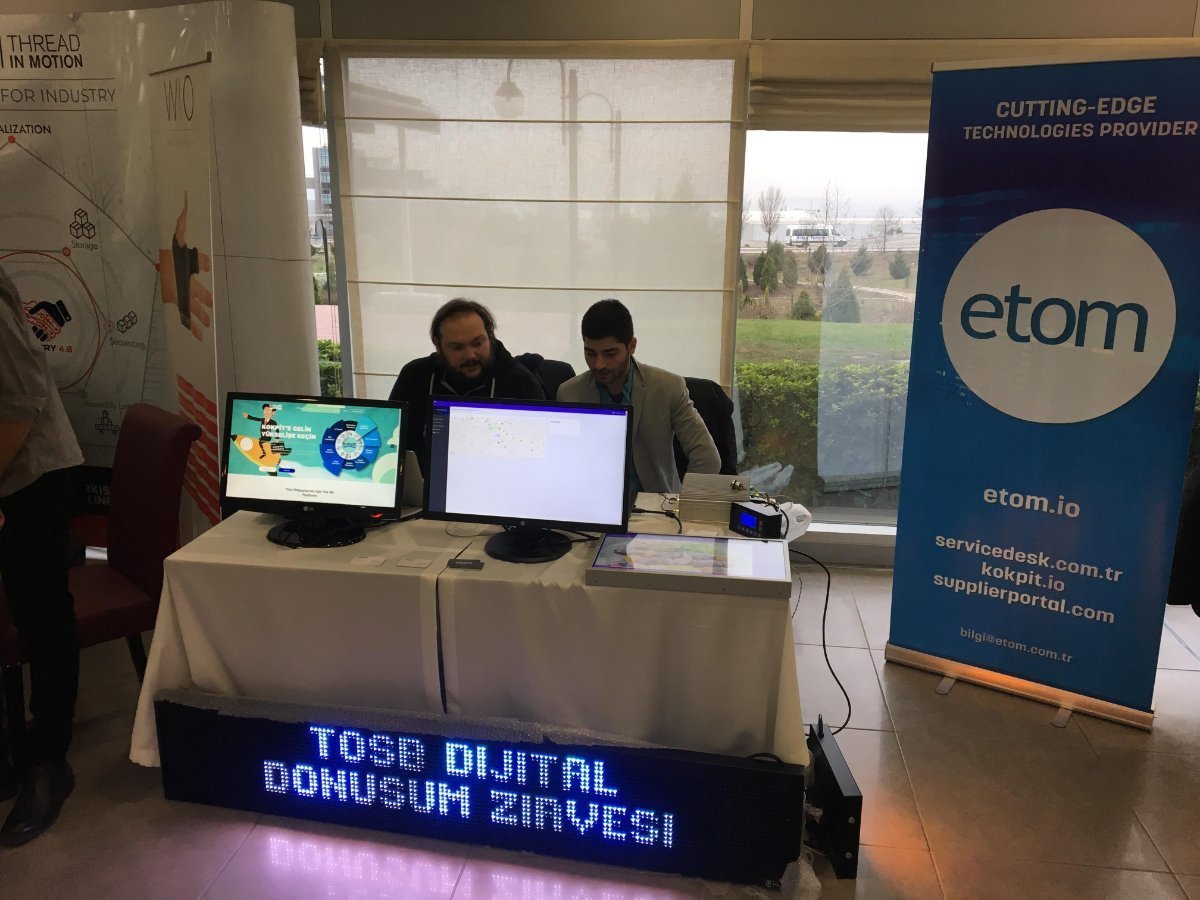 #TOSB Dijital Dönüşüm Zirvesi'nde Endüstri 4.0 çözümümüz IoT Manager ve dijital dönüşüm ürünümüz Kokpit.io ile yer alıyoruz.