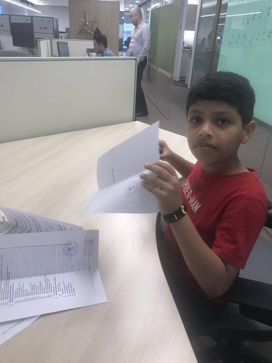 ninivarghese's tweet photo. Shadowing project, a wonderful way for kids to get a feel of a typical workday ... great initiative . Leon Gr 4E had a wonderful experience of attending meeting and helping his mom @GMA_Primary @KNargish @sumnasaud @rahatn @parizad_parakh .  @SAPMENA https://t.co/Iwt3B5afis