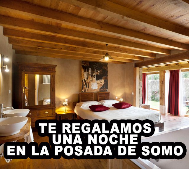 Todavia no has participado el regalo de  navidad ?
Noche  en  nuestras villas con jardin y jaccuzzi XXL+desayuno
Solo tienes que seguir nuestro perfil de Twitter y hacer retweet  en nuestras publicaciones.
Finalización SORTEO 05/01/2019
Suerte a todos
laposadadesomo.com