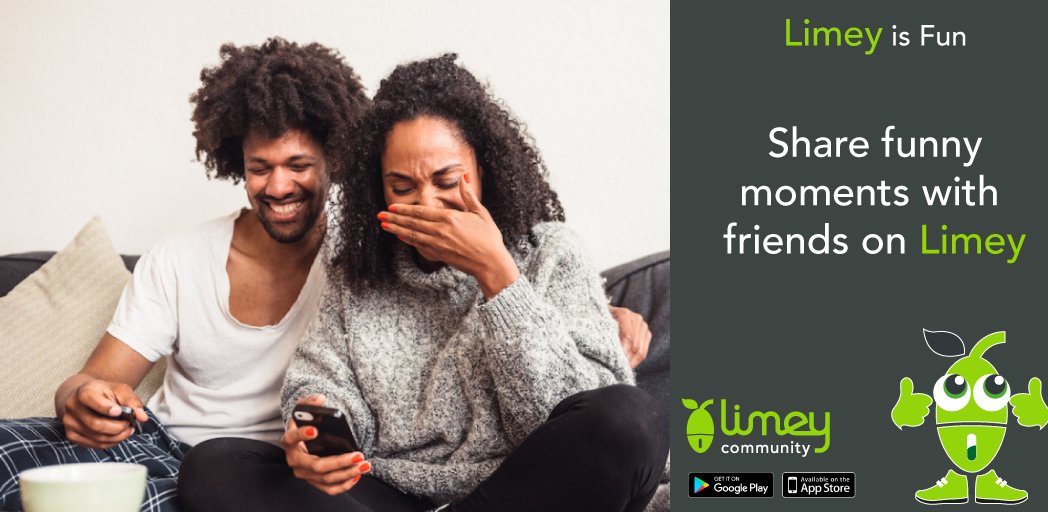 limeysocial's tweet photo. Fun is good. Sign up on #Limey now to share funny moments with friends.
Download limey from here: https://t.co/a2YF8K9pY7 . #LimeyIsFun #SierraLeone #SaloneTwitter https://t.co/1kWdRmJrjB