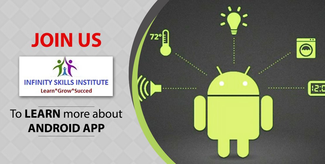 InfinitySkills1's tweet photo. To learn more about Android App join Infinity Skills Institute
#infinityskillsinstitute #courses #Certified #institute #professional #career #skills #App #Android #learn https://t.co/eIT1hNo6DM