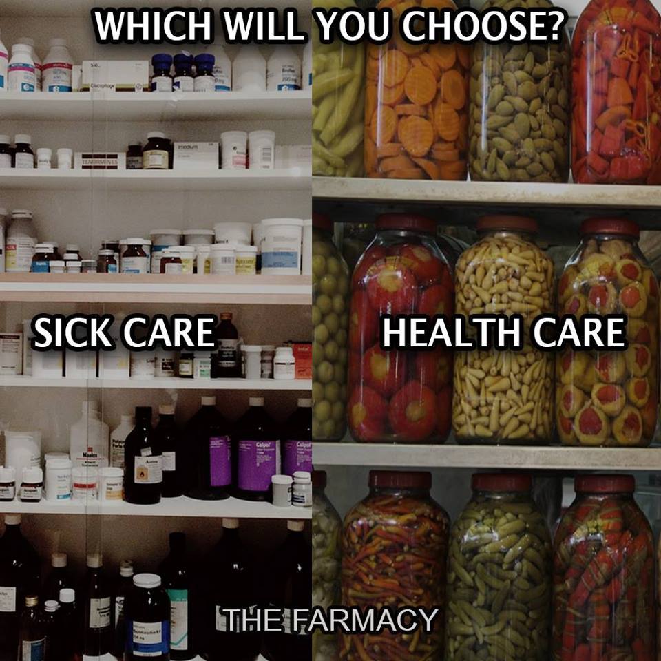 Which one u choose? #Healthcare VS #Sickcare