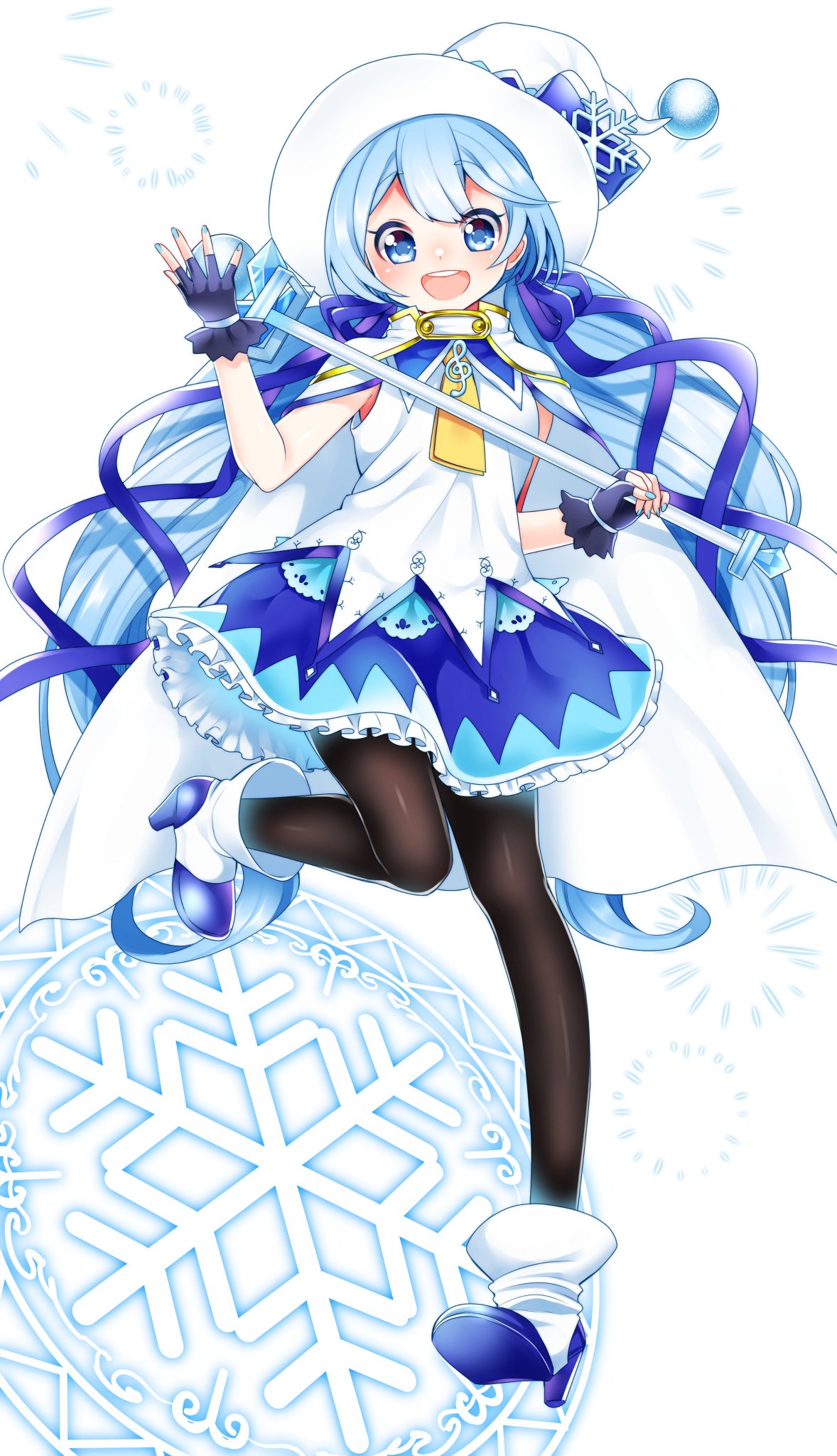 青色担当 雪ミク S-54 攻撃力4500 青色担当 雪ミク S-54 攻撃力4500