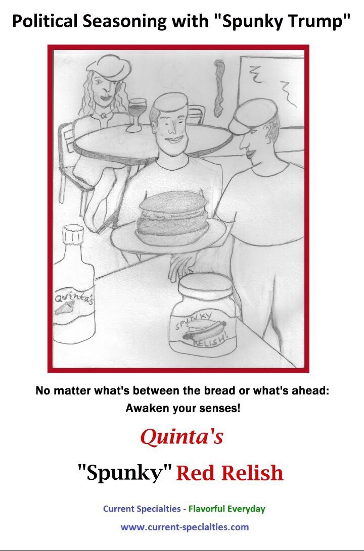 CurrSpecialties's tweet photo. @krassenstein @sabulosaa Don’t confuse the #Q!
The #RealBurger is Big &amp; Bad and in the White House.

Awaken your Quommon Senses
It is now or never to make a Burger; Come Together Ever More United.

#Flavor #Spice #Peace #Quintas #RoustAndOust #1Day2Late to Savory Solutions. https://t.co/yP7raOVMrz
