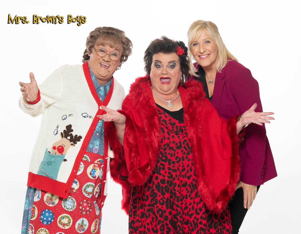 KeepUpWithMBB's tweet photo. Who saw the Mrs Brown’s Boys 2018 Christmas Special on Christmas Day? 

Did you get a Version of Maggie for Christmas? - Don’t Forget to Tune into the New Year Special on 1st January 2019 at 10pm on @BBCOne #MBBXmas https://t.co/KS9j5lBM7l