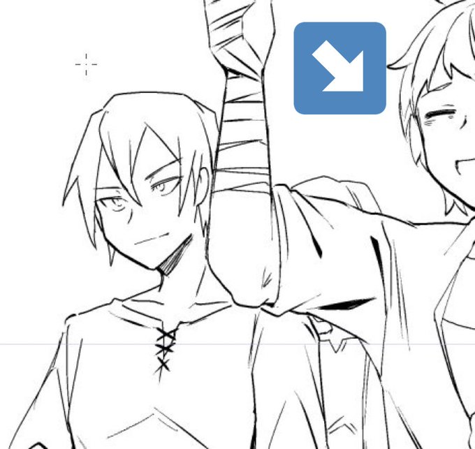 マルコシアスの相手がモブ村民なんですけど、幻獣の餌くんせっかく描いたのにその横にいる別の村人モブの方がうまく描けてて幻獣の餌くんのスクショがあまりない ごめん 