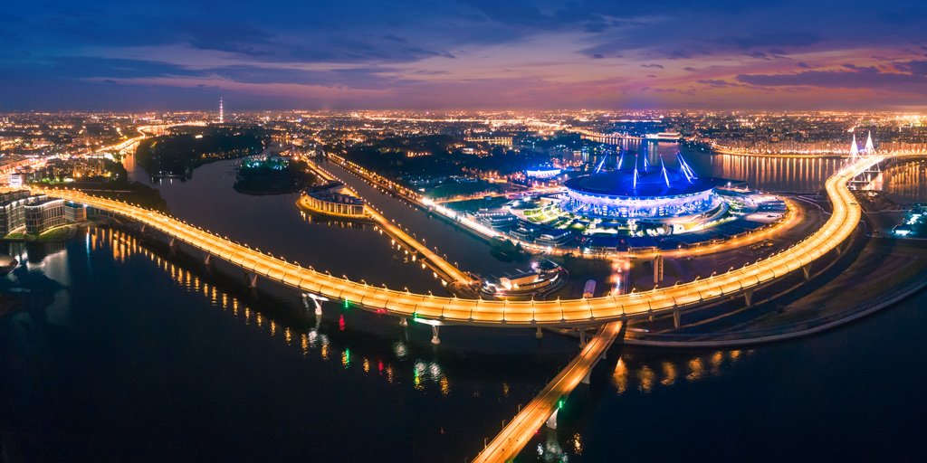 Thecosmopolista's tweet photo. Streets of St. #Petersburg from the heights, #Krestovsky Island @Russia_travel_ https://t.co/b9MS4zgGXQ