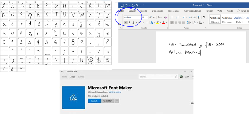 AinhoaMarcosEC's tweet photo. Acabo de descubrir Microsoft Font Maker una aplicaciΓ³n con la que he creado mi propia fuente con mi letra manuscrita π me encanta https://t.co/lEFTjtAKrh