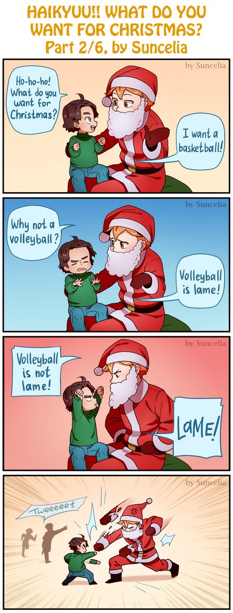 #Haikyuu "What do you want for Christmas?" part 2/6 