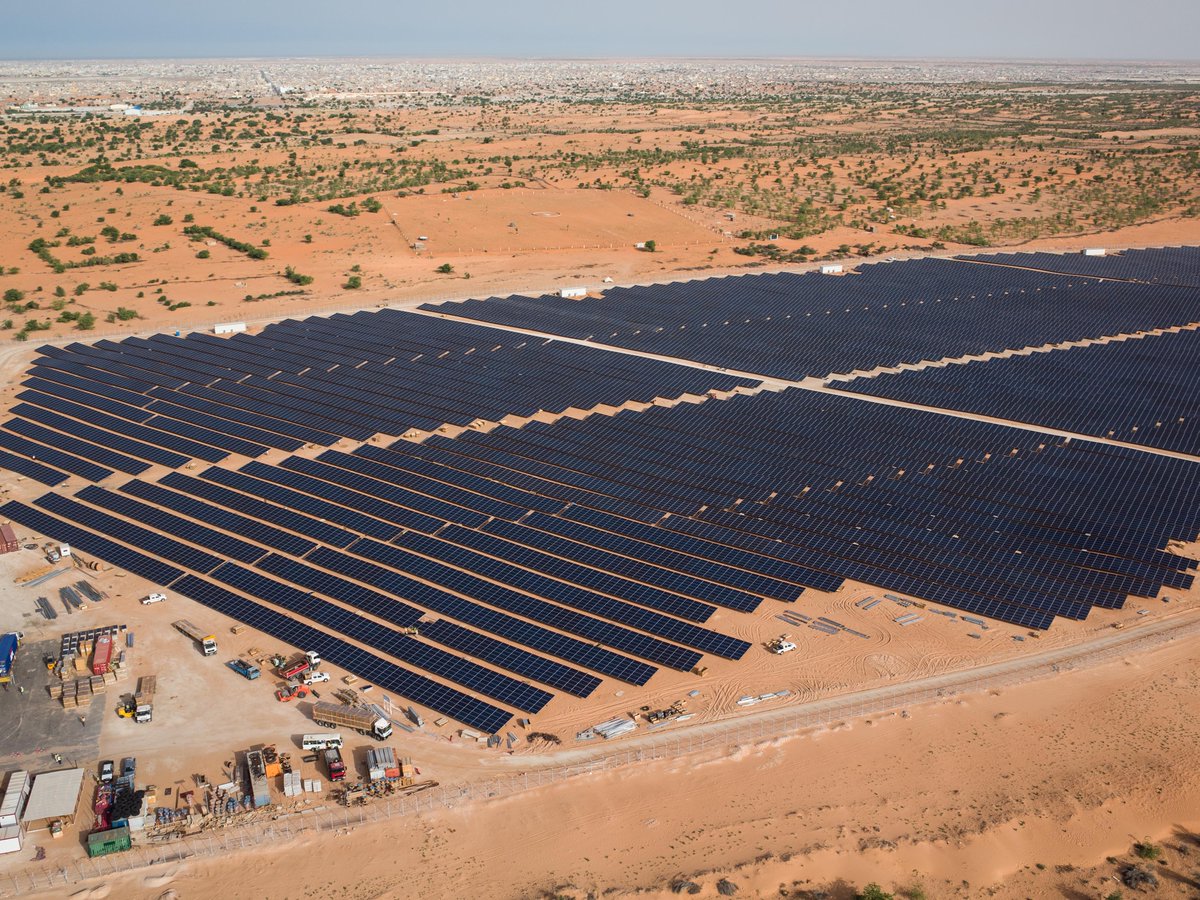 aera_group's tweet photo. @aera_group conducted new site-visit to support 1st verification of Toujounine 50 MW #Solar PV plant and 2nd verification of Nouakchott 30 MW #Wind Farm in #Mauritania. Projects shall issue #CarbonCredits for an equivalent of 105,000 tons of CO2 avoided #SOMELEC #CarbonFinance https://t.co/T8VW4KsmNo