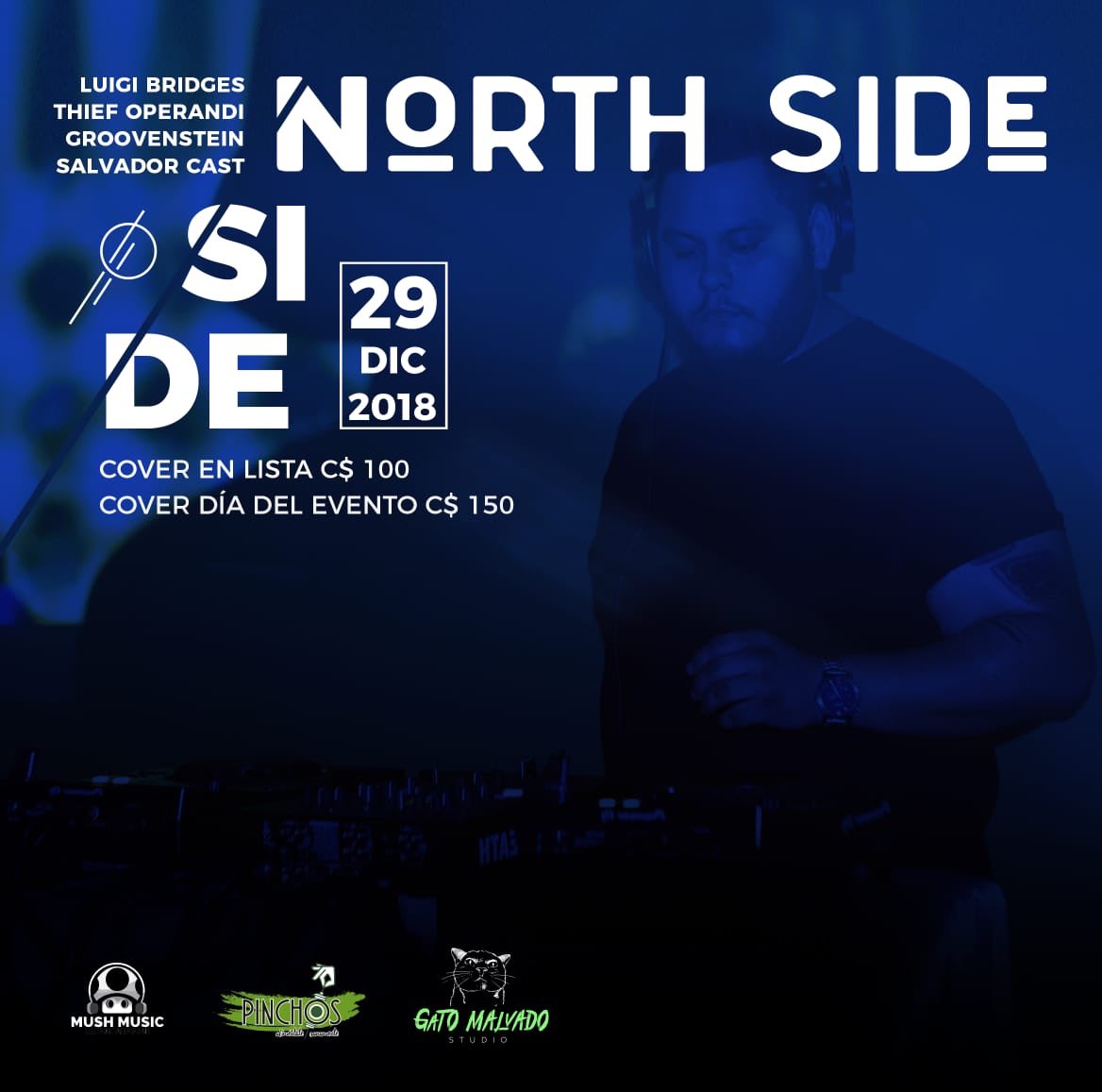 northside_tm's tweet photo. La semana ya va terminando y eso significa que el #NorthSideTM se está acercando! Este sábado 29 de diciembre no te podes quedar sin ir a Pinchos 👽🔥
Desde las 7:00 pm el este line up hará que bailen sin parar, pasa saludando Groovenstein 🎇🌌 #techmusic #technoganas https://t.co/Eyr1XcH9gC