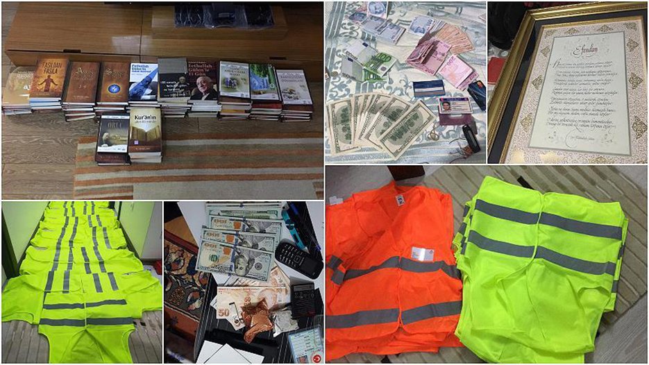 Bursa'da FETÖ ilişkisi sebebiyle 28 eve yapılan baskın sonucunda gözaltına alınan 23 şüpheliden 13'ü tutuklandı. Tutuklananlar arasında evinde 19 sarı, 9 kırmızı yelek bulunan eski öğretmen O.Y. de var.