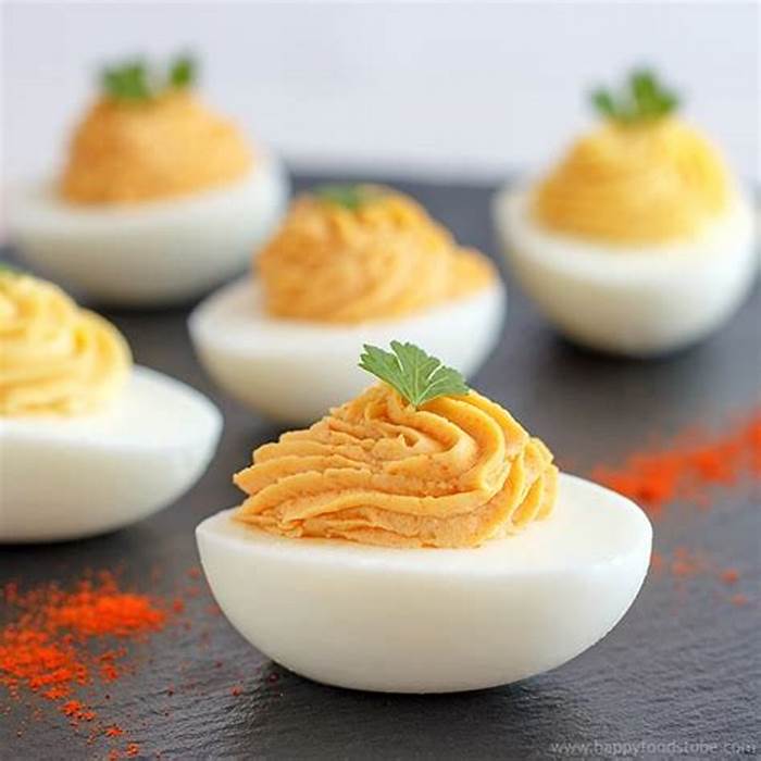 CaFreshMarket's tweet photo. Are you headed to a news years party this season? #Deviledeggs are a yummy side dish to bring along! Find the recipe on our website! https://t.co/bn7ScAycc6 https://t.co/0K26895dsu