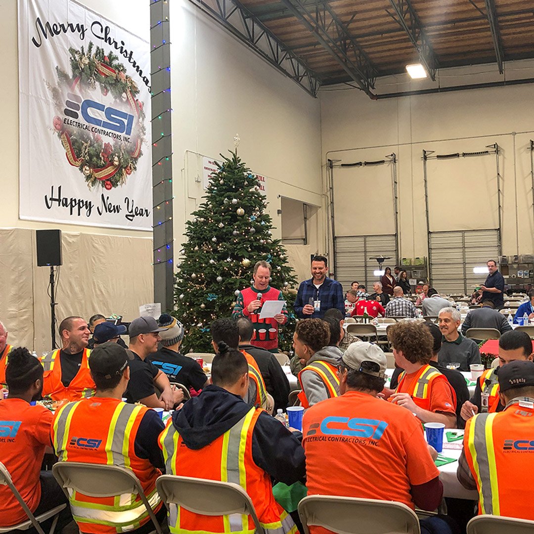 csielectric's tweet photo. #tbt to our 2018 Christmas party at our HQ in #SantaFeSprings. #CSIElectric #Cheers https://t.co/dIjUKOEG2U