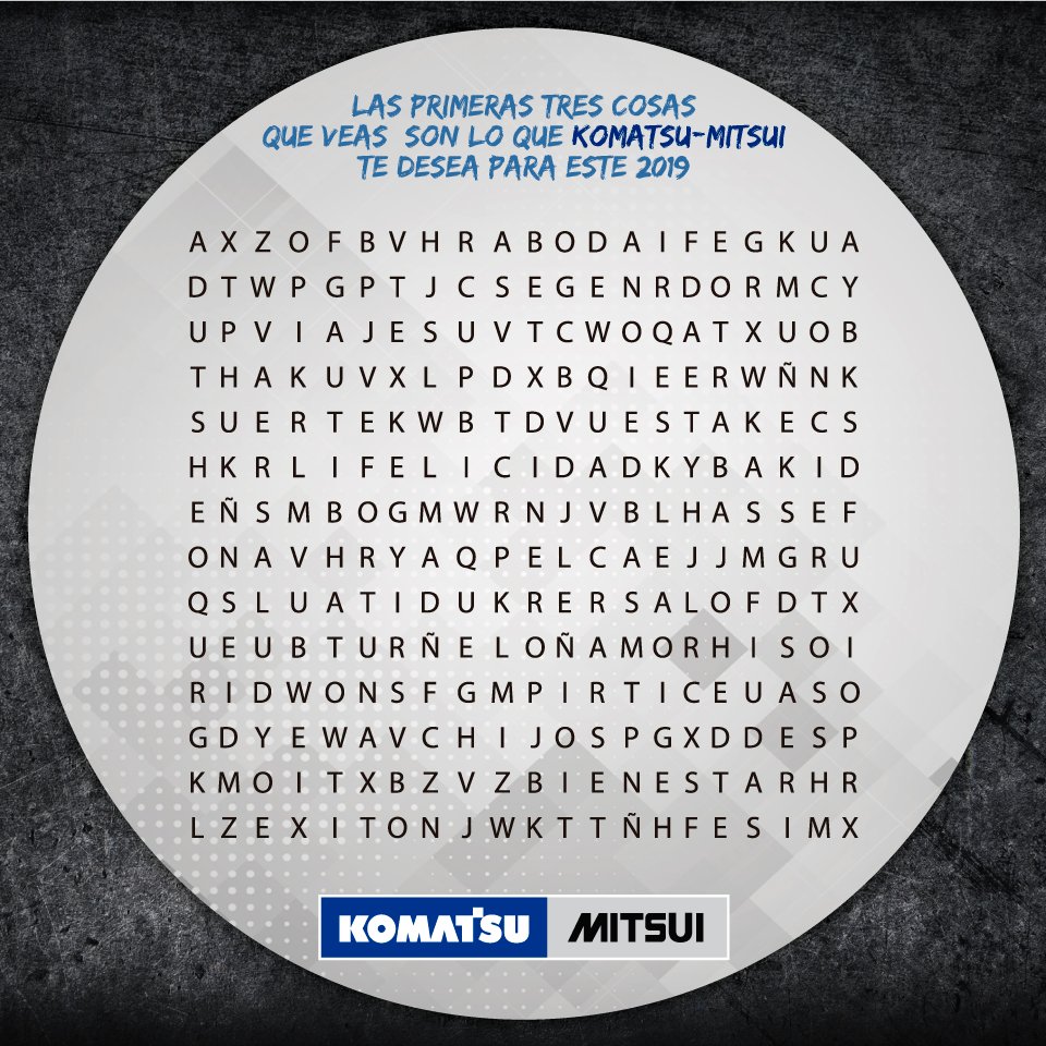 Komatsu Mitsui Ultimo Retokomatsu 19 Las Primeras Tres Cosas Que Veas Son Lo Que Komatsu Mitsui Te Desea Para Este 19 Mas Info T Co 0kplgxdxop T Co Wems9ffqxm