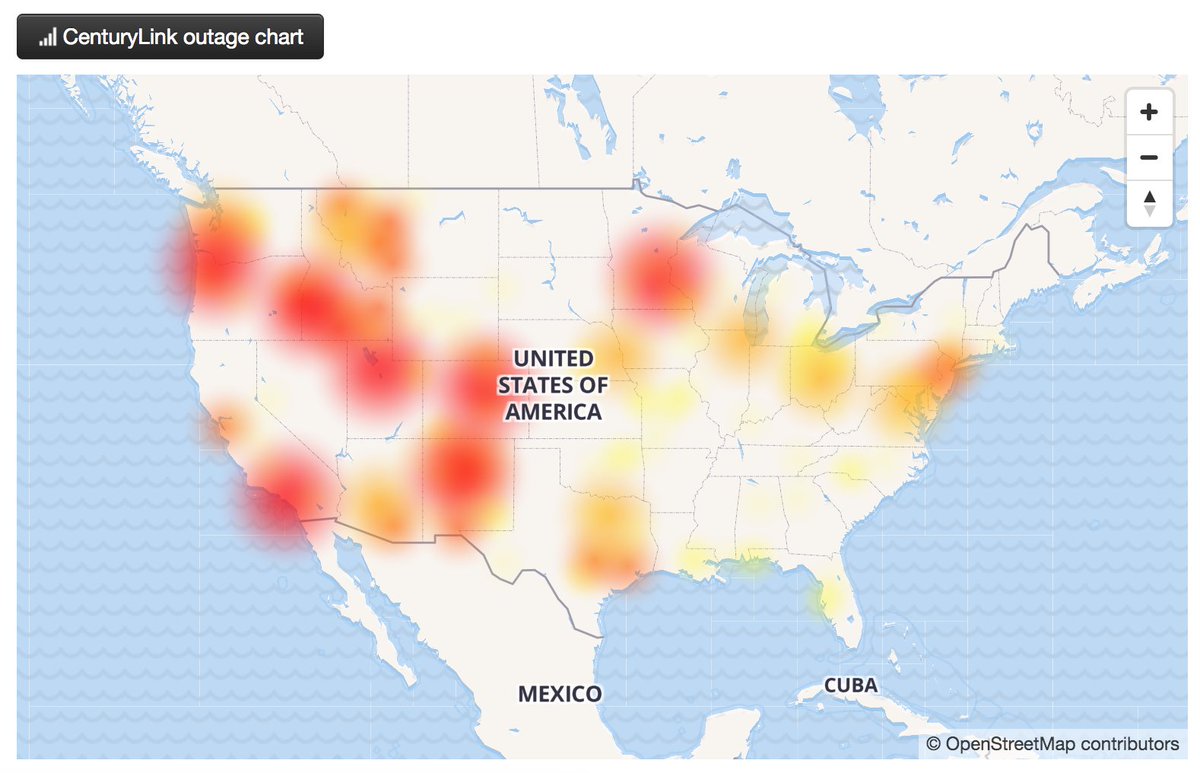gotnet's tweet photo. Here's a heat map of where the problems are. https://t.co/o0lghMjQfZ