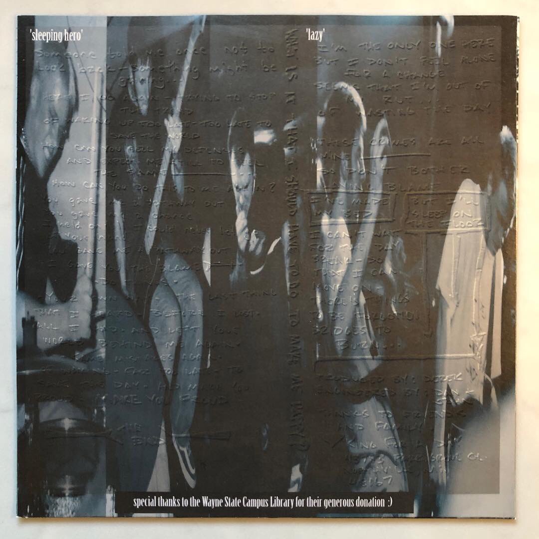 kingforadaydet's tweet photo. As previously mentioned, we released our #7inch #7inchvinyl on #initialrecords and I recall Andy telling us we’d have to sell #billionsandbillions to break even due to the #diecut. That was how it was in the #90s. We were trying to push the bar of #layout looks and get weird. https://t.co/Nk53NkqVCh