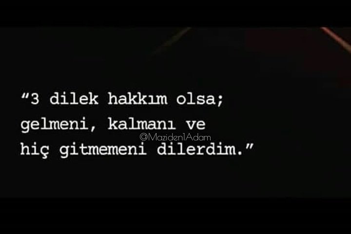 #BirDileğimVar