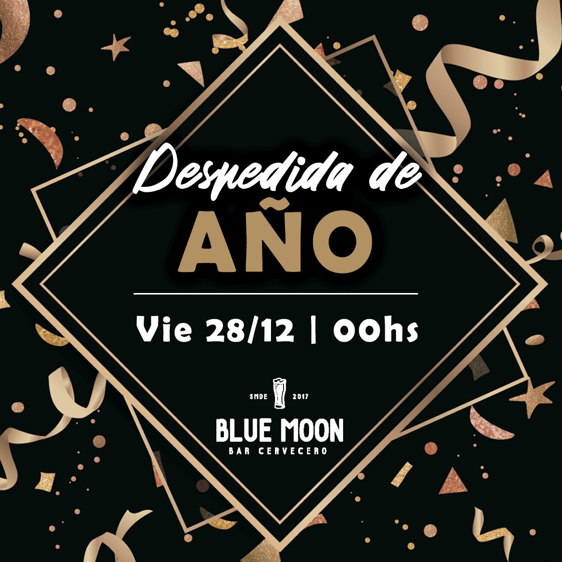 bluemoon_bc's tweet photo. 🤙Este #viernes despedimos el año!🥂
Le damos fin al #2018, para darle la bienvenida al #2019 😎
.
Imperdible noche, para terminar el año bien arriba con #amigos 🥂
.
#BlueMoon #BarCervecero #LaFijaDeLosViernes https://t.co/ITh6ukfFLI