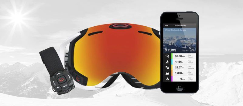 high tech ski goggles