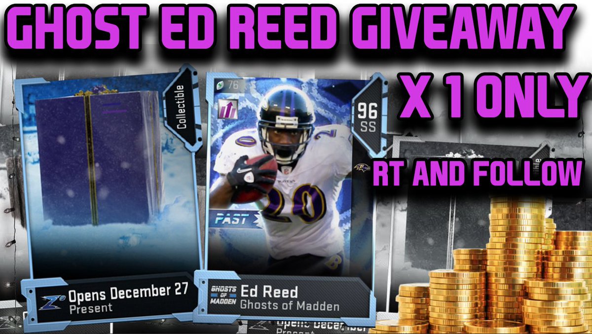 TheActualCC's tweet photo. We had a lot of Ed Reeds....so lets give one away!

RT and Follow to enter (X1 Only, sorry ps4 peoples). Ends 12/29 https://t.co/nlUfeIixwZ
