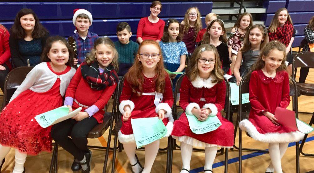 Before Christmas break, instrumental students at DeSales Catholic School took to the stage to present their musical talents to friends and family.