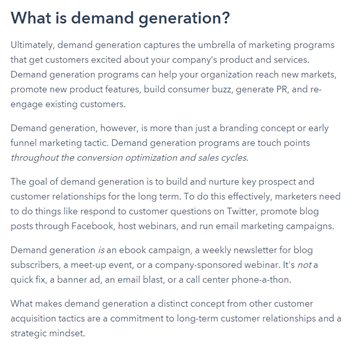 Hipb2b A Twitter How Do You Define Demand Generation Find Out