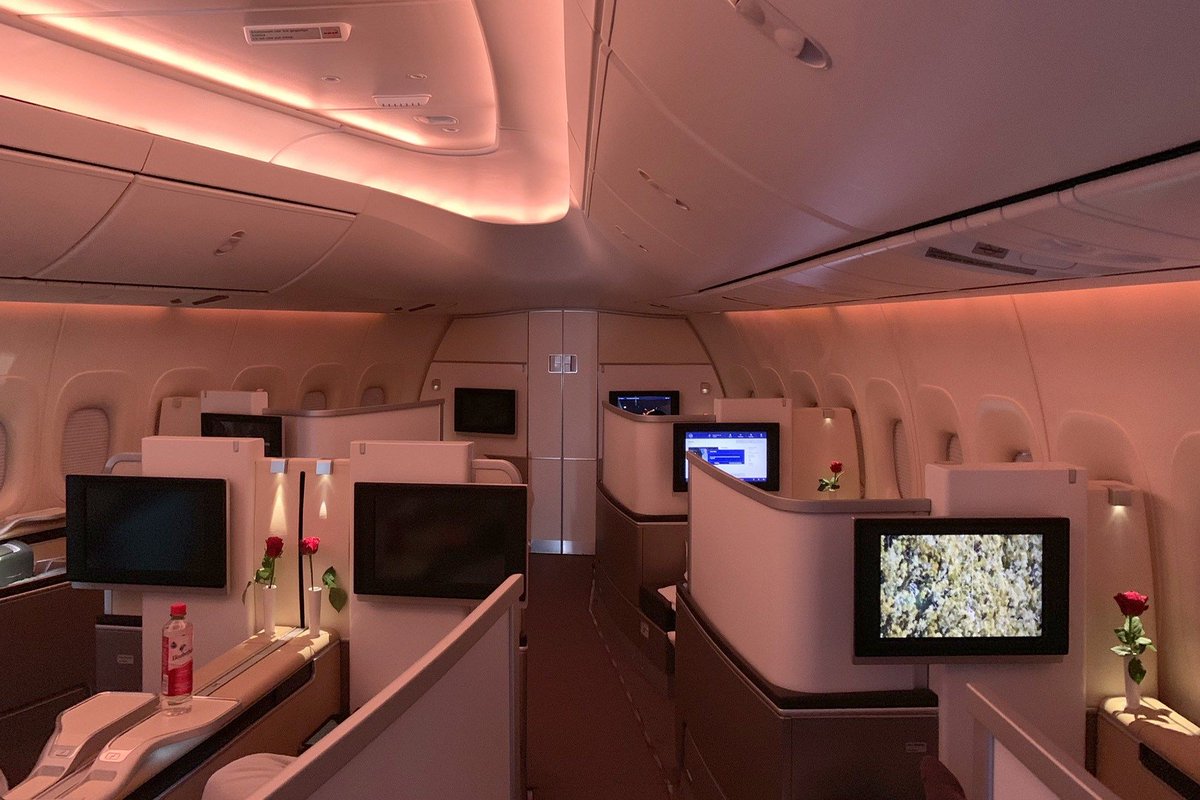 Innov8Cabin's tweet photo. Let’s Call it a Fluke: Lufthansa (747-8) in First Class From Frankfurt to Newark https://t.co/ivVaFa59pR #aircraftmaintenance #aircraft #privatejet #businessjet #aviationmechanic #innov8cabin https://t.co/yo4zWCeG1e