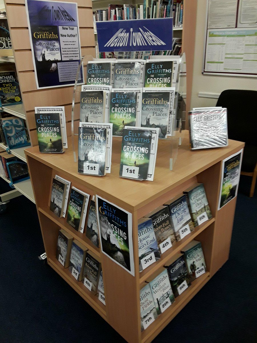 WattonLibrary's tweet image. New Year, New Author 
Why not try a new author to celebrate the new year?  Join the Watton Town Read, choice of Elly Griffiths' 1st book of the Ruth Galloway series 'Crossing Places'.  Tell us what you think, &amp;amp; then read the others in the series. #ellygriffiths @ellygriffiths