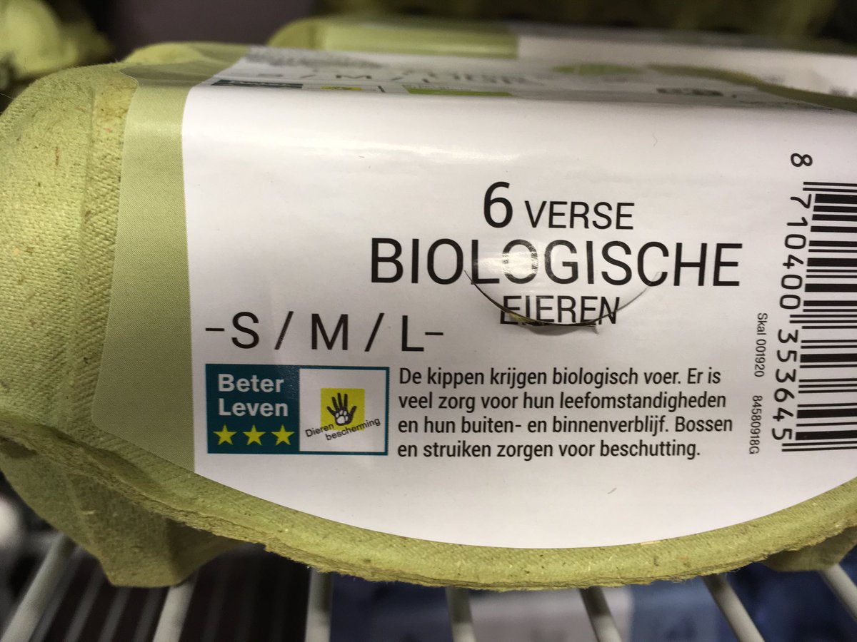 bartbos's tweet image. #ah Welke grootte hebben deze eieren?