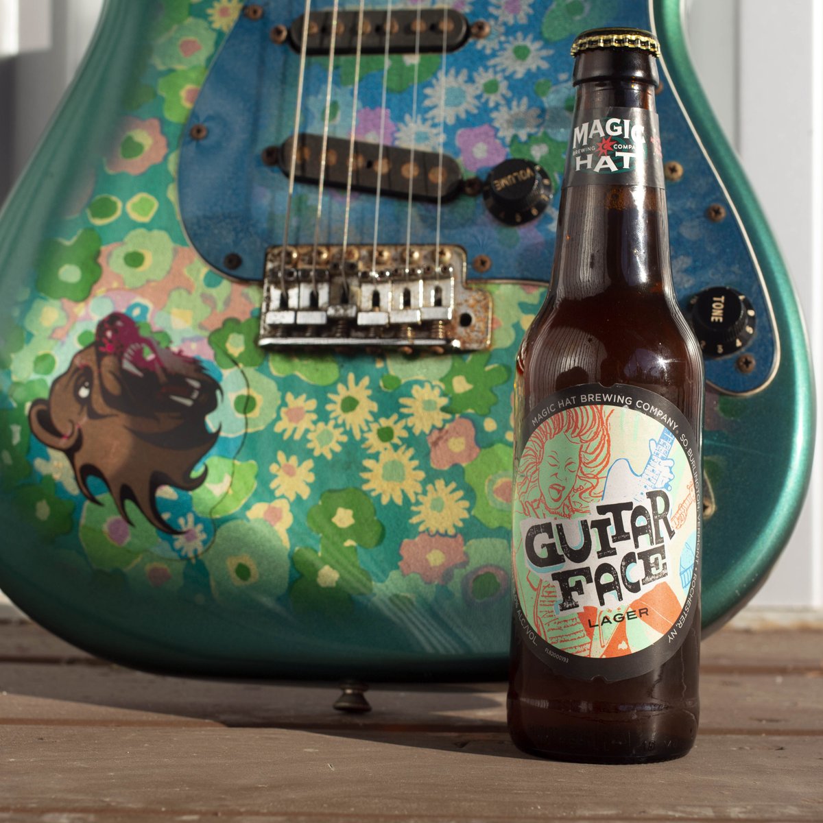 We've been crushing this hoppy lager since it came off the line. It starts off with mild spice notes and then moves straight into a tasty citrus lick. Shut your eyes, hit it hard and show us your #GuitarFace!