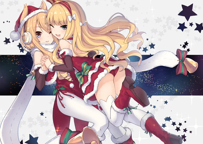 WS.QE  Xmas.ver★
ちょっと時期ずれちゃったけど…(^_^;)
#アズールレーン #アズレン #ウォースパイト #クイーン・エリザベス 