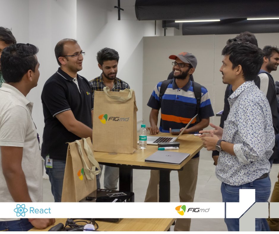 FigmdI's tweet photo. FIGmd gets the techies high on ReactJS Meetup. Catch a glimpse of the event in the pictures. We are eager to see you in the upcoming meetup. 
 #FIGmd #TechMeetUp #ReactJS #FIGmdHost #FIGmdEvent #TechTalks https://t.co/YBwGG9RU8s