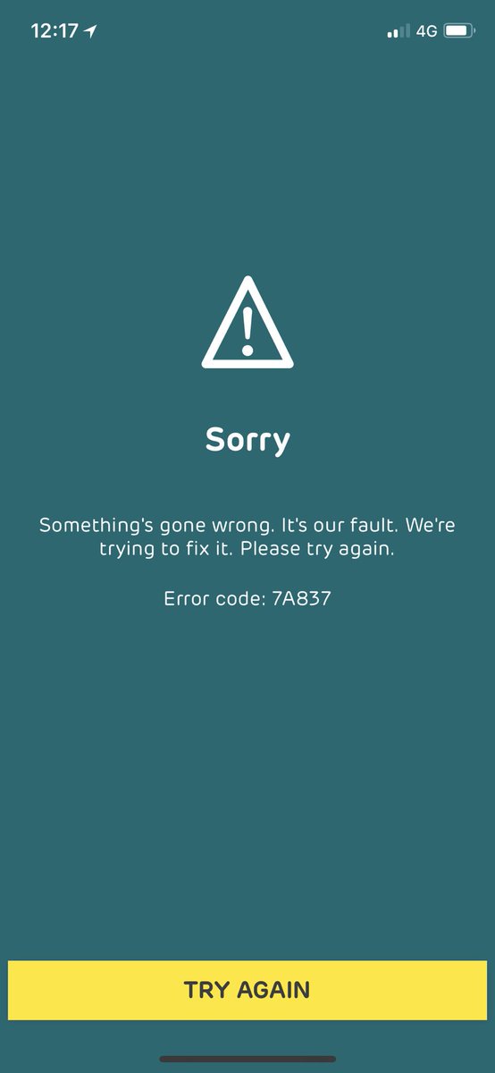 natashicorn's tweet photo. Been like this for weeks now. Won’t let me log onto online either. @EE https://t.co/wNXNkaZAsc