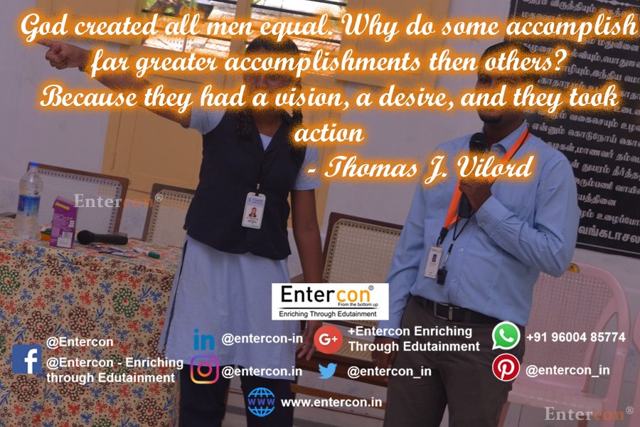 entercon_in's tweet photo. @entercon_in Training School Students...!!!
For more motivational quotes to lead happy, healthy, harmonious life;
Follow us on @entercon_in 
#entercon  #quotes   #activity_based_training #leading_training_company  #edutainment  #life_skills https://t.co/H7L52rVrYm