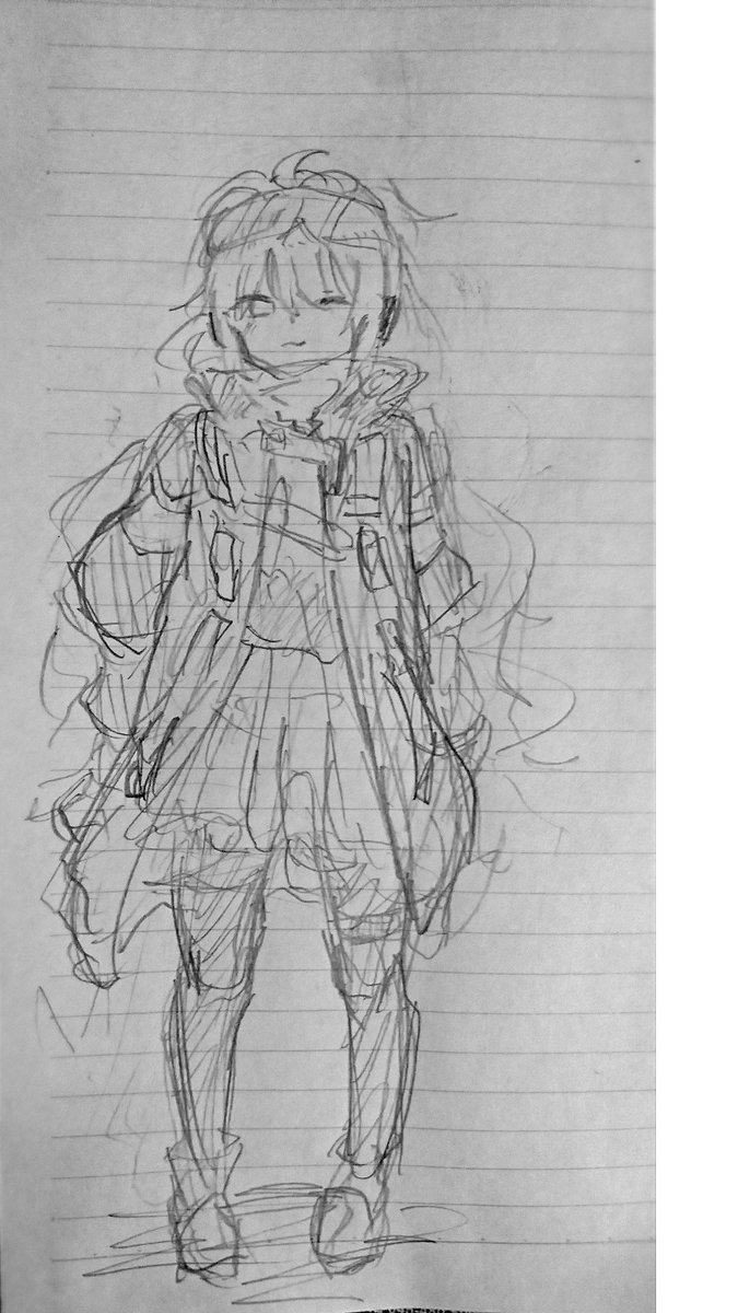 下描き 