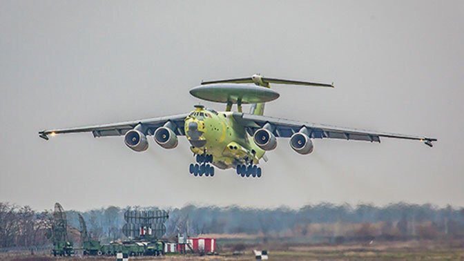 AirbaseRu's tweet photo. Самолет радиолокационного дозора А-100 «Премьер» совершил второй полет в рамках испытаний. https://t.co/ivcctWNXe4