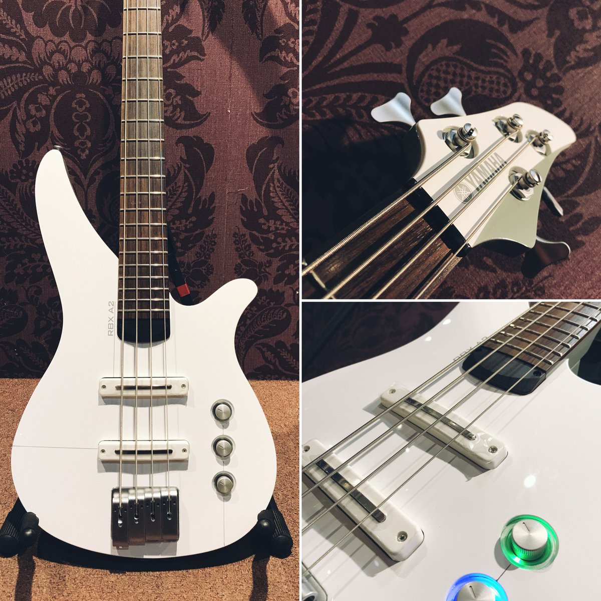 🛰️ The futuristic Yamaha RBX4 A2 Bass Guitar - White.
⠀⠀⠀⠀⠀⠀⠀⠀⠀
Complete with tone/volume knobs that light up when your jack lead is plugged in. 😎 And it's in our sale on now!
⠀⠀⠀⠀⠀⠀⠀⠀⠀
ℹ️ Learn more: bit.ly/2SozHU4   //<a href="/YamahaUK/">Yamaha Music UK</a> //